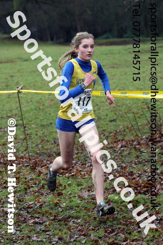 Girls under-15s Northern Cross Country, Knowsley Safari Park. Photo: David T. Hewitson/Sports for All Pics